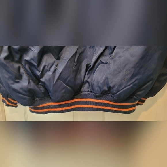 Vintage Denver Broncos Game Day NFL Varsity Bomber Jacket Large Quilted Satin - Picture 8 of 13